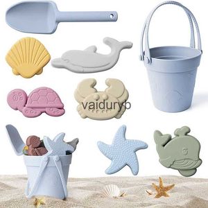 Jeu de sable aquatique amusant, jouet de plage d'été pour enfants, bac à sable en silicone, jeux interactifs parents-enfants, modèle de château, outils de jeu d'eau de sablevaiduryb