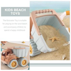 Plaza de arena Water Fun Toy Toys Sand Truck Kids Excavator Construction Beach Beach Sandbox Vehble Vehble Red de juego Davging Vehicles Tractor Digger minil2404