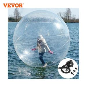 Sand Play Water Fun VEVOR 2M Balle de Marche dans l'eau avec Pompe à Air Blower Balle Gonflable en PVC Zorb Imperméable pour Parc d'attractions Piscine Seashore 230714