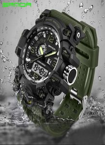 Sanda Watches Men Analog Quartz Watch Digital Watch Waterproof Sports Sports For Men Silicone LED RELOGIO RELOGIO MASCULINO3060564