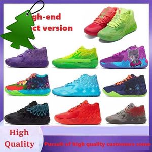 Sandalias baloncesto Zapatos de alta calidad 2023 Melo Lamelos MB 1 Rick y Morty Zapatos de baloncesto para hombre Queen City Buzz City Lamelo Ball Shoe Melos MB 2 Kids Low Sneakers T