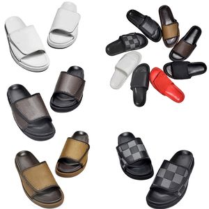 Sandalias Miami Mujer Zapatillas Envío gratis Diseñadores Sandalias al aire libre Rojo Blanco Negro Marrón para niña Zapatos de moda Tamaño superior 36-45 Chica Hombres