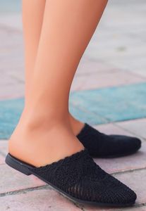 Sandalias Turquía 2021 diseño Color negro para mujer cuerda zapatos casuales señoras lindo verano playa ancho ancho