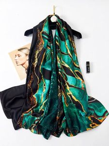 Sarong Silk Winter Scarf Luxury Design Print Lady Beach Shawl Scarves Fashion Smooth Foulard Female Hijab 230629