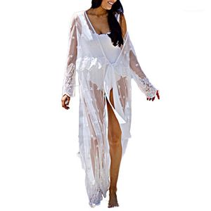 Sarongs En Gros 2021 Mode Longue Fée Maiden Transparent Bikini Cover Up1