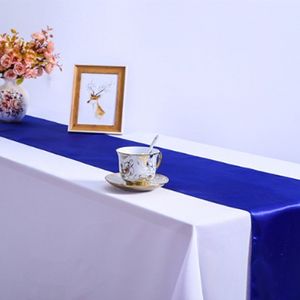 Satin Table Runner 30 * 275cm Party de mariage Supply Modern Dining Luxury Table Table Decoration