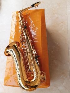 Saxophone de meilleure qualité Golden Alto Saxophone 62 Japan Brand Alto Sax Eflat Music Instrument avec un porte-parole professionnel