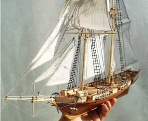 Escala 196 clásicos kits de construcción de modelos de barco antiguo Harvey 1847 Barco de hobby de bricolaje de bricolaje de madera 2111021467053