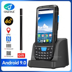 Scanners Android 9 0 PDA Terminal portable robuste Collecteur de données 1D 2D QR Scanner de codes à barres Inventaire Sans fil 4G GPS POS 230515