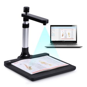 SCANNERS DUAL LENS 10 Megapixel HD A3 Document Scanner OCR Camera Documents Book Scanner Office Livre Image Document Camera A4 A5 Scanner