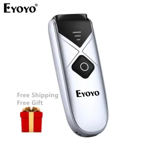 Scanners eyoyo ey015c CCD Barcode scanner mini lecteur de code à barres sans fil USB WIRED / 2.4G / BLUETOOTH 1D Image Analyse pour iPad IOS PC Android PC