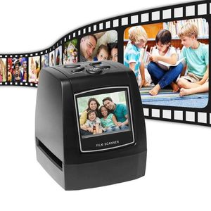Scanners High Resolution Mini Film Scanner Kit 35mm Negative 2.4" Lcd Digital Slide Viewer Po Converter Fi B8f2