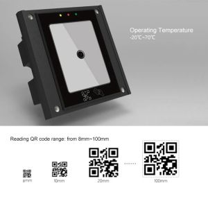 Scanners QR Code RFID Reader QR Reader RFID USB WIEGAND SCANNER CARDE Reader for Access Control and Parking System