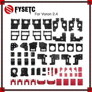 Scanning Fysetc Voron 2.4 Imprimante 3D Amélioration de la mise à niveau Aluminium Cadre en alliage Pièces imprimées Kit CNC Métal usinée Pièces complètes