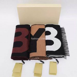 Foulards de créateurs avec boîte Écharpe de créateur Mode Echarpes d'hiver Doux Cachemire Grande Lettre Conception réversible pour Homme Femmes Châle 3 Couleur Top Qualité