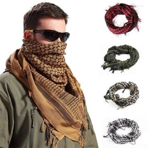 Foulards 2023 mode hommes léger carré extérieur châle militaire arabe tactique désert armée Shemagh KeffIyeh Arafat écharpe