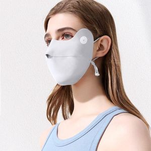 Écharpes Anti-UV Anti-UV Protection Soleil Cycling Face Scarf Sport Masque en soie