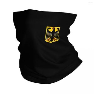 Bufandas escudo de armas Alemania Bundesadler Bandana cuello polaina bandera alemana águila máscara bufanda multiusos pasamontañas ciclismo Unisex adulto