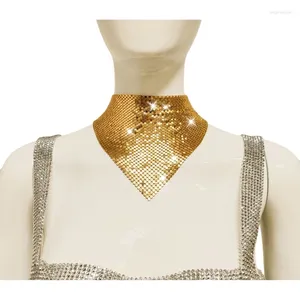 Foulards Cool Femmes Modèle Show Collier Avec Paillettes Décoratives Extérieures DXAA