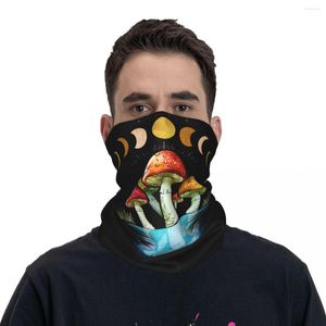 Bufandas Goblincore Asthetics R Cycle Bandana Neck Gaiter Impreso Vintage Mushrooms Gift Wrap Bufanda Warm Face Mask