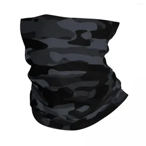 Foulards Nuit Camouflage Motif Bandana Cou Gaiter Imprimé Armée Militaire Camo Wrap Écharpe Multi-usage Masque Randonnée Unisexe Adulte