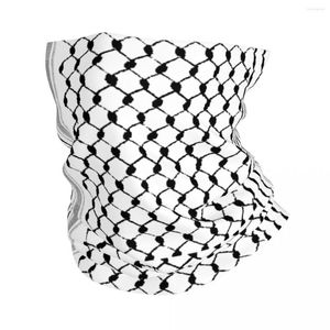 Écharpes Palestinien Hatta Kufiya Folk Bandana Cou Couverture Imprimé Visage Écharpe Multi-usage Cyclisme Sport Pour Hommes Femmes Adulte Toutes Saisons