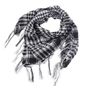 Foulards unisexe mode femmes hommes arabe Shemagh Keffiyeh Palestine écharpe châle Wrap printemps Plaid pour 230909