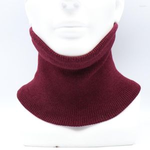 Foulards unisexe hiver infini écharpe avec fausse fourrure tricot cache-cou gros doux épais cercle boucle pour femme homme en gros