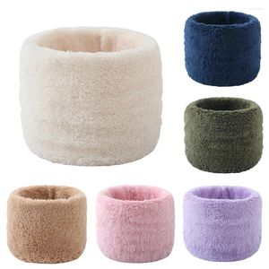 Bufandas Invierno Fleece Espesado Cuello Bufanda Hombres y mujeres Single Loop Overhead Manga Anti-frío Protectores de oído Cubierta de cabeza ancha