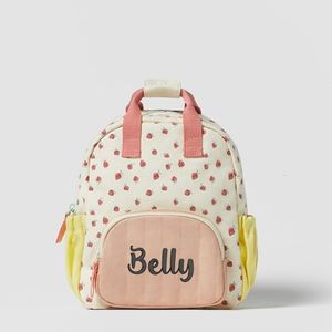 Sacs d'école personnalisé brodé fraise enfant sac à dos personnalisé nom de l'enfant cartable cadeau bébé poussette sac retour à l'école cadeau 230909