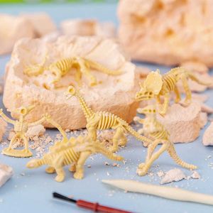 Science Discovery Educational Dinosaur Fossil Excavation Toys Archaeological Dig DIY Assembly Model For Children Boys Girls Birthday Xmas Gifts Y2303