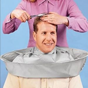 Scissors Shears Adult Medium Size Haircut Cloak Cloth Hair Dye Breathable Household Foldable Tool 231115