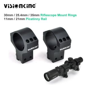 Scopes 30 mm 25,4 mm 35 mm Riflescope Montage de montage 11 mm / 21 mm tisserand picatinny rail haut base basse pour le fusil