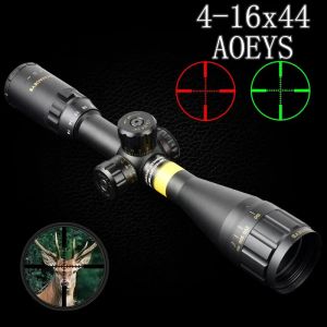 Scopes 416x44 Aoeys Rifle Scopes Sniper Air Gun Sight for Hunting Airsoft Optical Telescopic Repotting Riflescopes Airsoft Optic Sight
