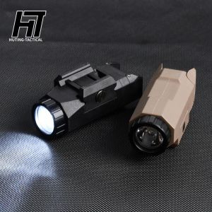 Scopes APL Tactical Flash Lampy Fit 20mm Picatinny Rail pour G17 G18 G19 Pistolet Light 400 Lumens Whitelight Strob Outdoor chasse