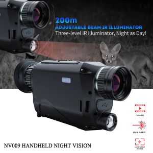 Scopes Pard NV009 Digital Vision Night Vision Handheld Monocular CMOS Image Capteur 200m Laser 35 mm IR Illuminator 1024 * 768 pour la chasse