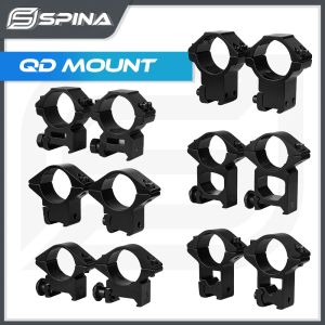 Scopes Spina 30 mm / 25,4 mm Riflescope Mount de montage 11 mm / 20 mm Rail de rail haut profil haut de gamme pour le support de chasse au fusil