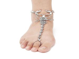 Bijoux de pied Scorpion pour les femmes Barefoot Sandal Anklet For Women Novelty Ankle Bracelet8924422
