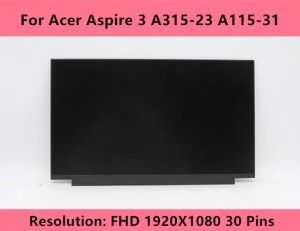 Écran pour Acer Aspire 3 A31523 A11531 FHD IPS 1920X1080 LCD Matrix d'écran ordinateur portable 15.6 