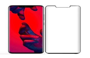 Protector de pantalla para Huawei Mate 20 Pro 3D Película frontal curva Protector de pantalla de vidrio templado con impresión de seda negra y minorista P4861415