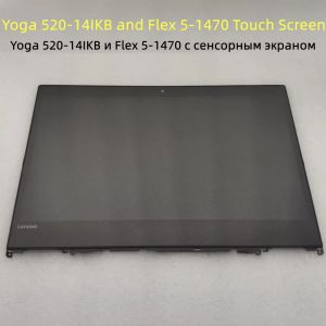 Screen Yoga 520 14ikb Écran LCD Affichage Assemblage de Numéliseur 5D10N45602 5D10N45603 pour Lenovo Flex 5 1470 14.0 Écran tactile pour ordinateur portable