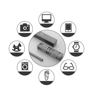 Jeu de tournevis 30 en 1 40/1 44 ou 1 embout magnétique de précision Torx embouts de tournevis hexagonaux réparation téléphone PC outils Aqoxg