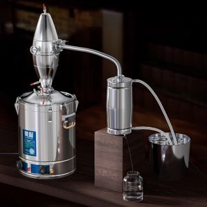 Scelers Distiller Moonshine Alcohol Brew Water Vin Essential Huile Brewing Kit Brewing Copper Home DIY Small Brew Equipment Machine