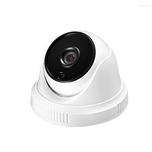 Sécurité 48V POE Mini dôme IP caméra réseau intérieur H.265 infrarouge Vision nocturne intégré micro prise en charge tiers