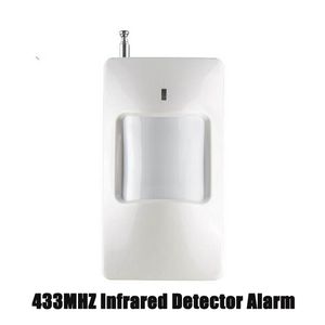 Alarma de seguridad 433MHZ Detector infrarrojo IR inalámbrico Alarma 110ﾰ PIR Ventana Puerta Sensor antirrobo para tienda Mascota Oficina en casa