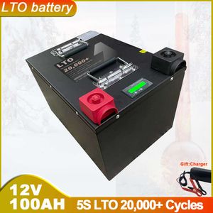 Seenruy 5S 12V LTO Batttery 12V 100AH Litanate Battery Pack avec BMS Fast Charger pour bateau Solar Car EV RV