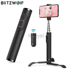 Selfie Monopods BlitzWolf BW-BS9 Mini Blue Tooth Selfie Stick Monopod Trépied tout-en-un Trépieds détachables intégrés Selfie Sticks pour Iphone 24329