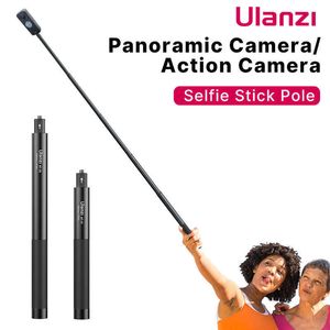 Selfie Monopods Ulanzi MT-57 MT-58 Insta360 80/120CM Extendable Invisible Selfie Stick Pole Universal Rod for For GoPro Insta360 ONE X3 X2 GO 2 T221012