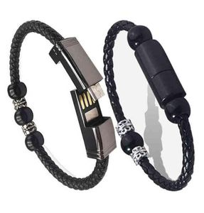 Vente ed Micro unisexe magnétique hommes et femmes téléphone portable USB câble de chargement Bracelet pour Iphone5187806