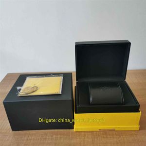 Selling Top Quality Watches Boxes 1884 Navitimer Watch Original Box Papers Leather Yellow Handbag For SuperAvenger SuperOcean 176q